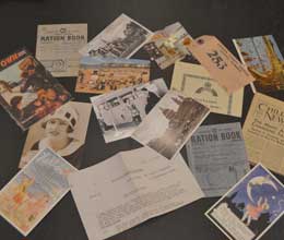 Image of postcards, photos and magazines