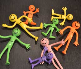 Image of various figures in various colours